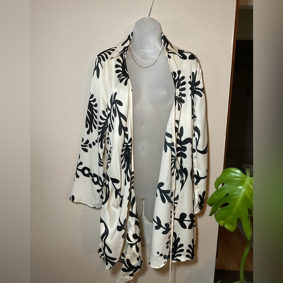 SILKY KIMONO DRESS - Picture 5 of 15